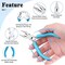 5 Packs Jewelry Pliers Set, Jewelry Making Tools with Needle Nose Pliers/Round Nose Pliers/Chain Nose Pliers/Bent Nose Pliers/Zipper Pliers, Jewelry Making Supplies Repair/Cut Kits for Crafting